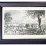 Gravure Chalk farm bridge Birmingham railway